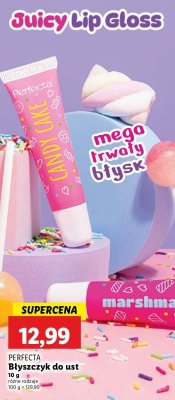 B艂yszczyk do ust candy cake Perfecta promocja