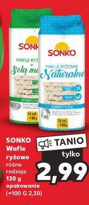 Wafle ryżowe naturalne Sonko promocja