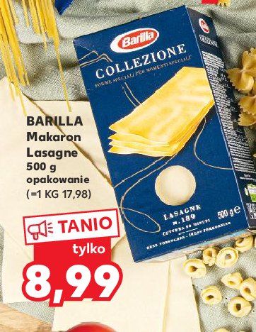 Makaron lasagne Barilla promocja