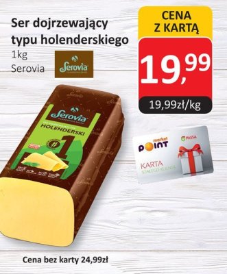 Ser dojrzewający typu holenderskiego Serovia promocja w Market Point