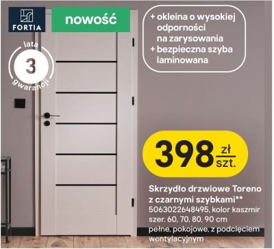 Skrzydło drzwiowe Toreno promocja w Castorama