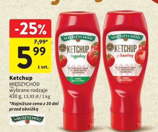 Ketchup łagodny Międzychód promocja