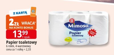 Papier toaletowy komfort Floralys promocja w Leclerc