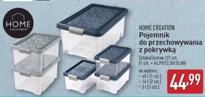 Pojemnik do przechowywania 14 l Home creation promocja