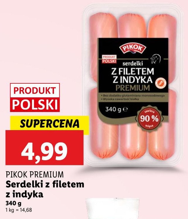 Serdelki z indyka Pikok promocja
