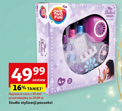 Studio stylizacji paznokci One two fun promocja w Auchan