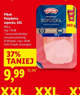 Polędwica sopocka Pikok, XXL promocja w Lidl