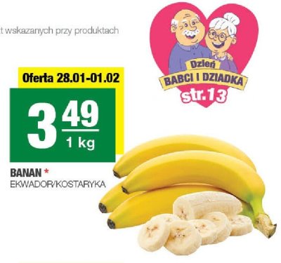 Banan Ekwador/Kostaryka SPAR promocja