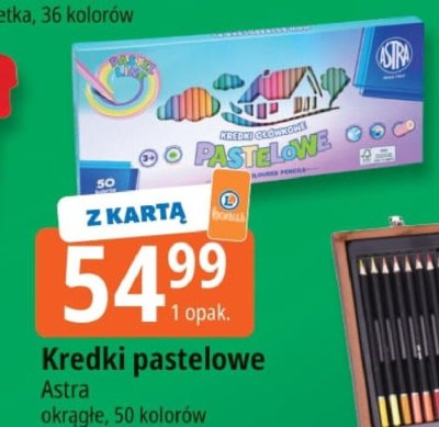Kredki pastelowe Astra promocja w Leclerc
