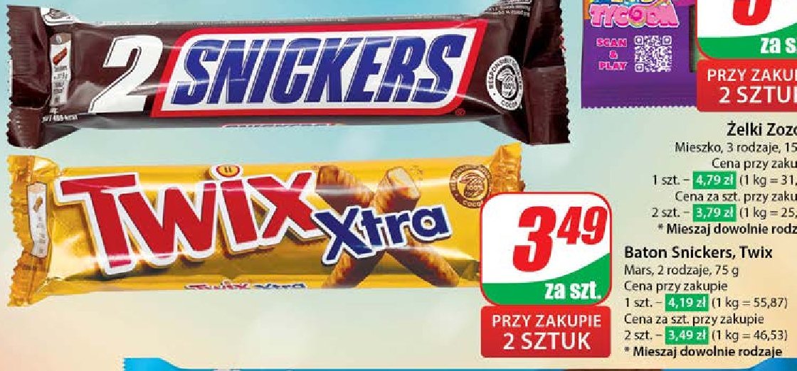 Baton Twix 'xtra promocja