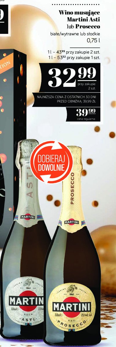 Wino Martini prosecco promocja w POLOmarket