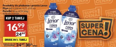 Płyn do płukania i prania Lenor promocja w Delikatesy Centrum