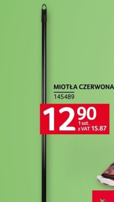 Miotła czerwona promocja w Selgros