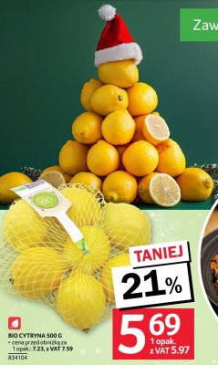 Cytryna Bio 500 g promocja w Selgros