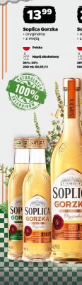 Napój alkoholowy Soplica Gorzka oryginalna  promocja w Netto
