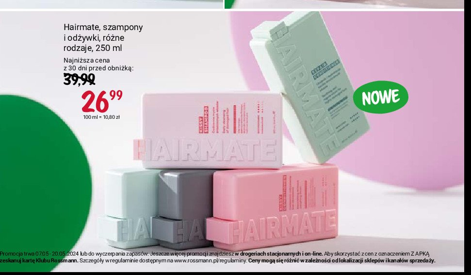 Szampon hero Hairmate promocja