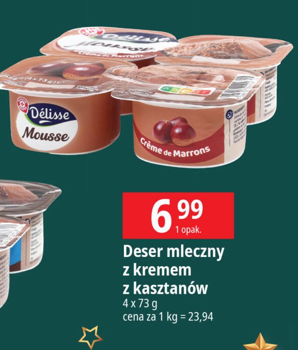 Mus kasztanowy Wiodąca marka delisse promocja