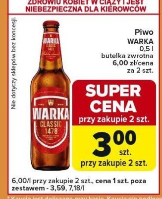 Piwo promocja w Carrefour Express