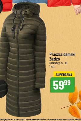 Płaszcz damski r. S-XL Zazizo promocja