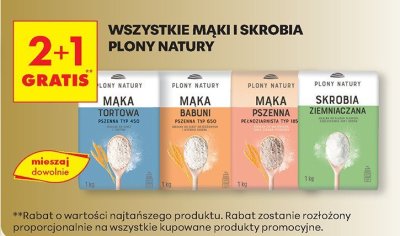 Mąka wszystkie rodzaje promocja w Biedronka