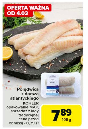 Dorsz polędwica KOHLER promocja