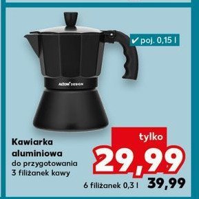 Kawiarka aluminiowa 150 ml Altom design promocja w Kaufland