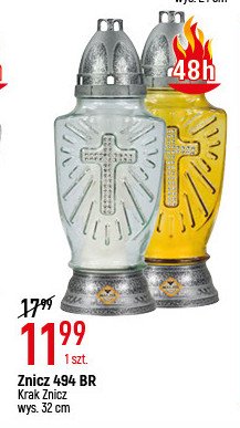 Znicz 494 br 32 cm KRAK ZNICZ promocja
