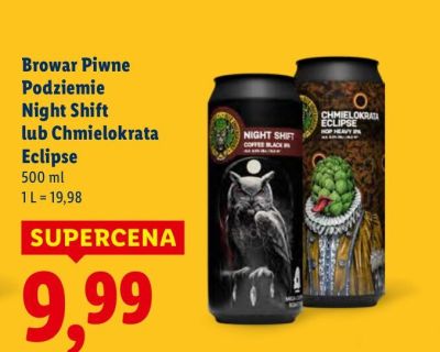 Piwo kraftowe Chmielokrata Eclipse promocja w Lidl