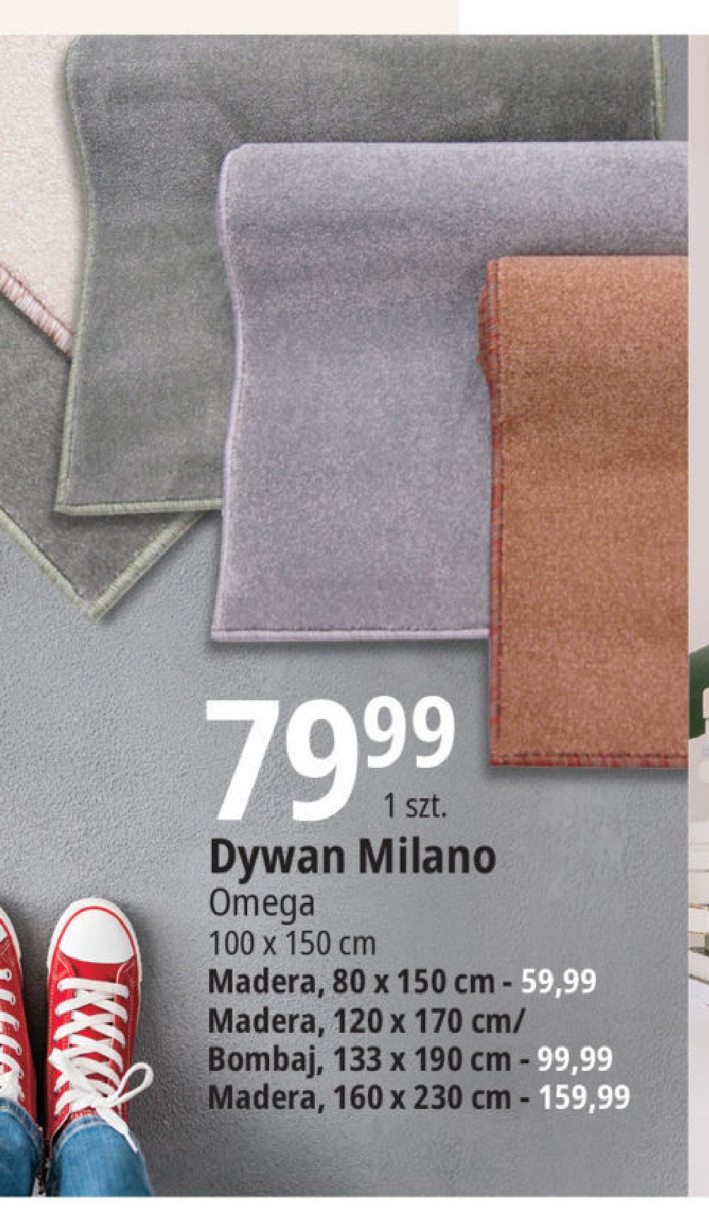 Dywan milano 100 x 150 cm Omega promocja