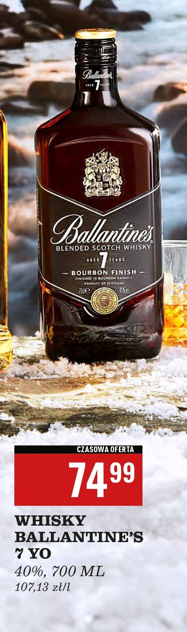 Whisky Ballantine's 7 yo promocja