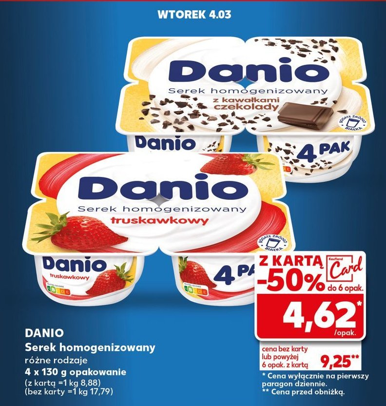 Serek truskawka Danone danio promocja