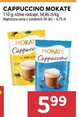 Cappuccino Mokate różne rodzaje promocja w Stokrotka