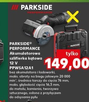 Szlifierka kątowa 12v Parkside promocja