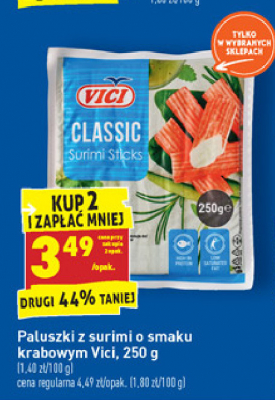 Paluszki surimi krabowe Vici promocja