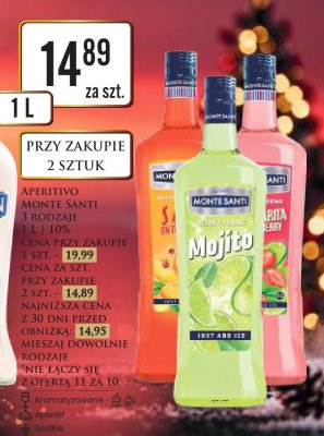 Aperitivo Monte Santi 3 rodzaje 1 L promocja w Dino