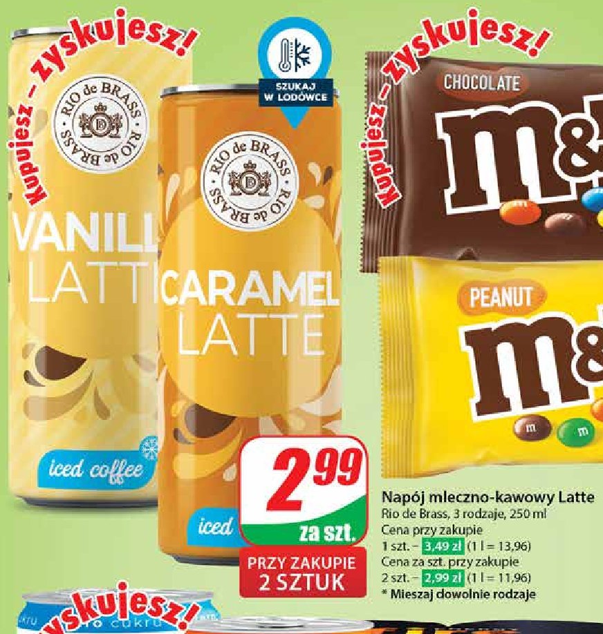 Nap贸j vanilla latte Rio de brass promocja