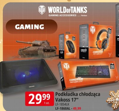 Podkładka chłodząca Vakoss 17" LF-1850AL promocja w Leclerc