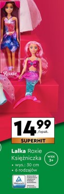 Lalka Roxie Księżniczka 30 cm promocja w Biedronka