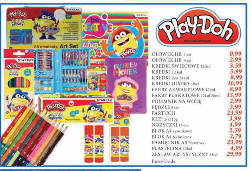 Farby plakatowe Play-doh art activity promocja
