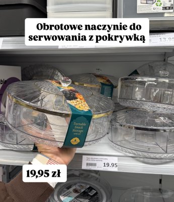 Naczynie obrotowe do serwowania promocja w Action