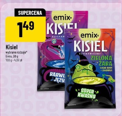 Kisiel wybrane rodzaje Emix promocja w POLOmarket