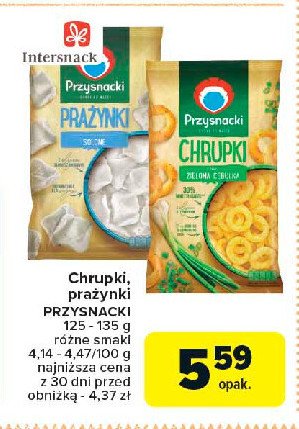 Prażynki solone Przysnacki promocja