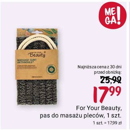 Pas do masażu For your beauty promocja