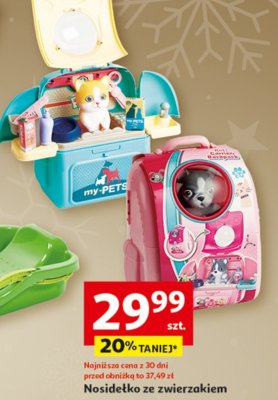 Nosidełko ze zwierzakiem promocja w Auchan