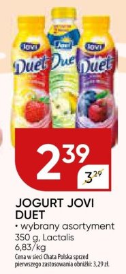 Jogurt jovi duet promocja w Chata Polska