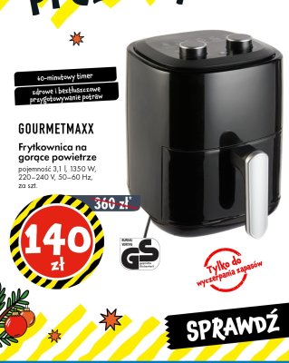 Frytkownica GOURMETMAXX na gorące powietrze 3,1l promocja w Tedi