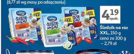 Śledzik pikantny Lisner śledzik na raz promocja