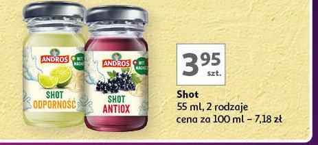 Shot odporność Andros promocja