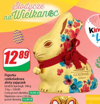 Złoty zając czekoladowy Lindt promocja