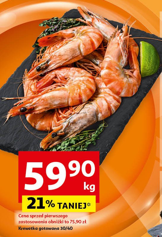 Krewetki gotowane 30/40 promocja